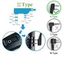 EARPHONE FOR WALKIE TALKIE - KENWOOD PLUG TYPE