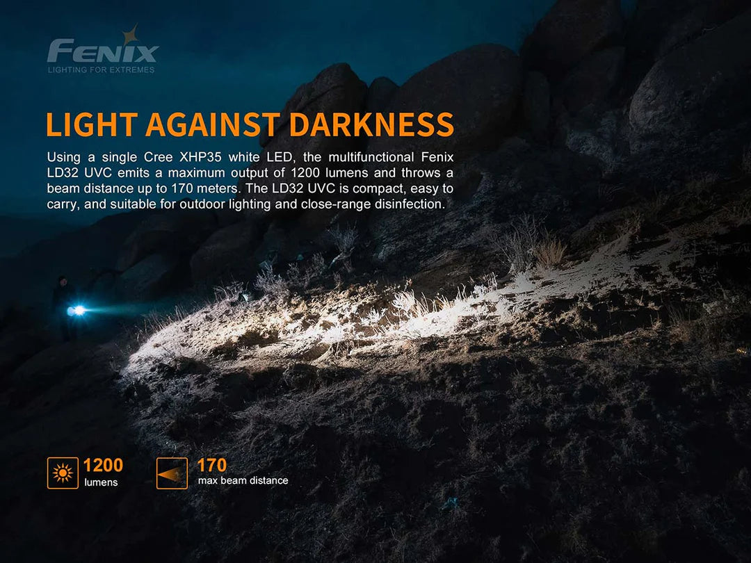 FENIX LD32 UVC LED FLASHLIGHT