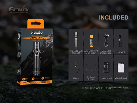 FENIX LD32 UVC LED FLASHLIGHT