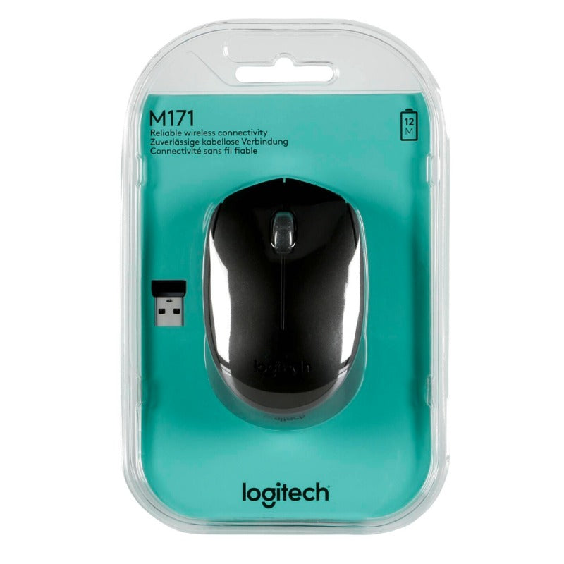 LOGITECH M171 WIRELESS MOUSE - BLACK