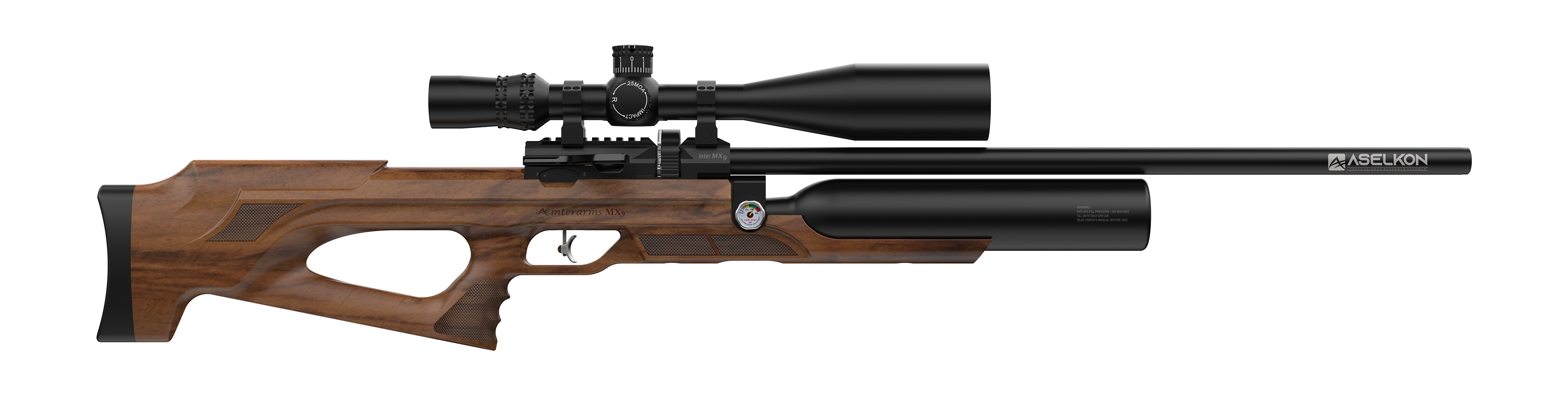 ASELKON MX9 REGULATED 500CC PCP SNIPER - .22