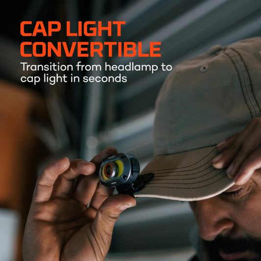 Nebo Mycro 550 Headlamp and Cap Light, Black (3 of 8)