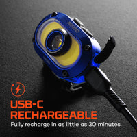 Nebo Mycro 550 Headlamp and Cap Light, Blue (4 of 8)