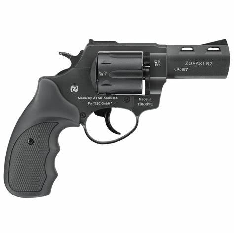 ZORAKI R2-TD BLANK REVOLVER 3" - BLACK