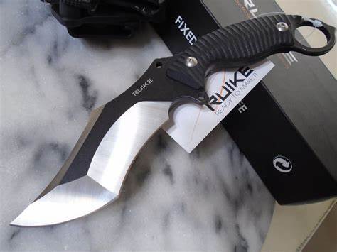 RUIKE KNIFE F181-B1 BLACK/SILVER