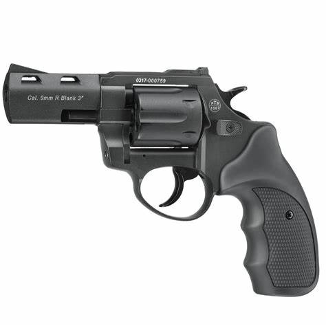 ZORAKI R2-TD BLANK REVOLVER 3" - BLACK