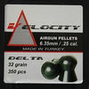 VELOCITY .25 CAL DIABOLO DELTA, 32GR - 350's