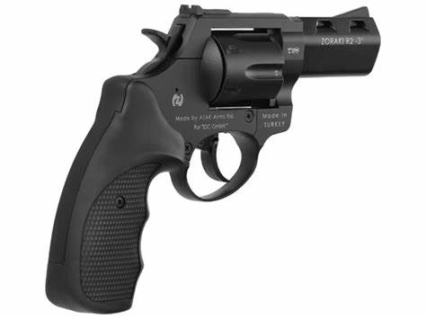 ZORAKI R2-TD BLANK REVOLVER 3" - BLACK