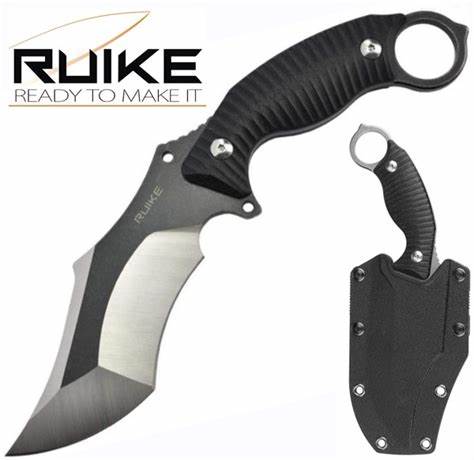 RUIKE KNIFE F181-B1 BLACK/SILVER