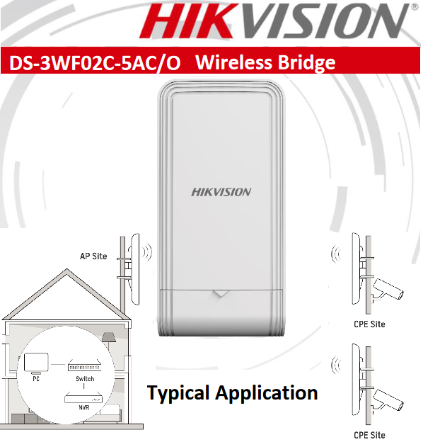 HIKVISION 5GHZ WIRELESS OUTDOOR CPE