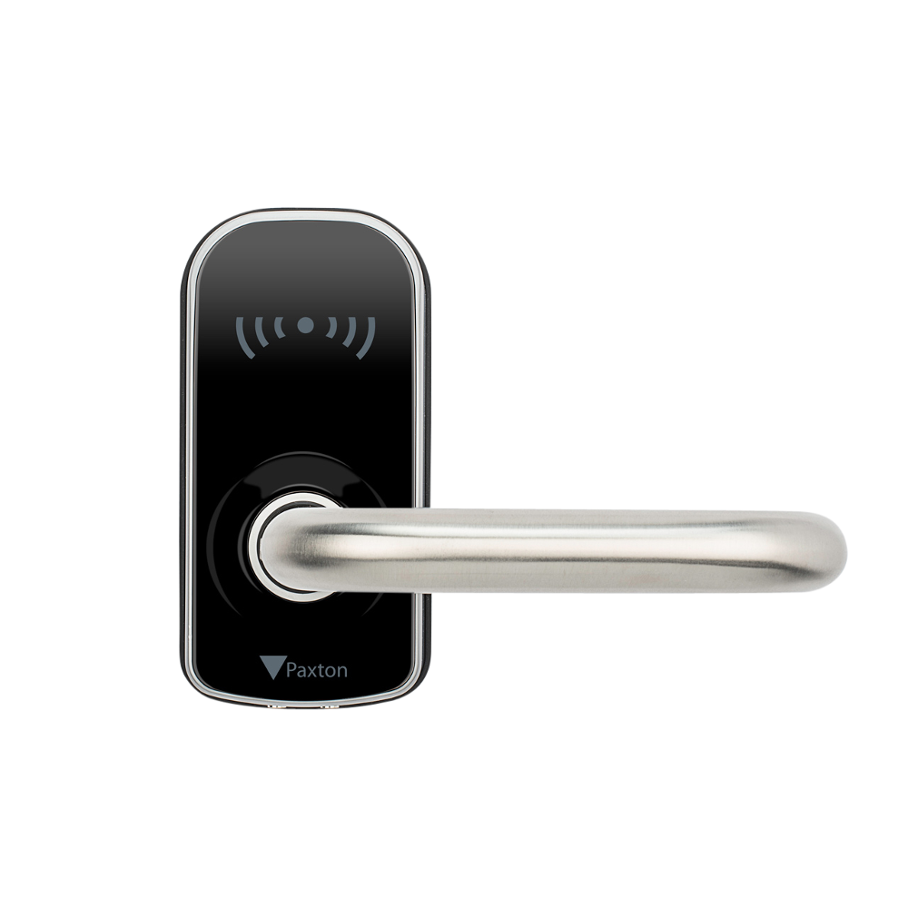 Paxton Net2 PaxLock Pro black Euro electronic door handle