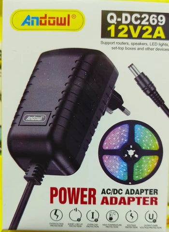 ANDOWL Q-DC269 POWER ADAPTER-12V 2A AC/DC - NeonSales {{ shop.shopifyCountryName }}