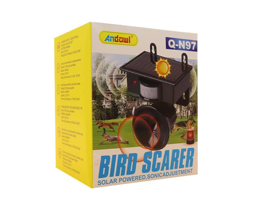 ANDOWL Q-N97 solar bird and animal repeller retail box