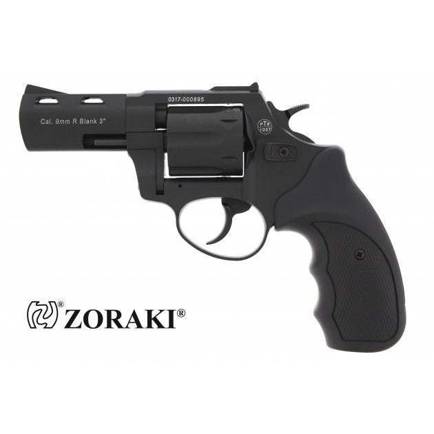 ZORAKI R2-TD BLANK REVOLVER 3" - BLACK