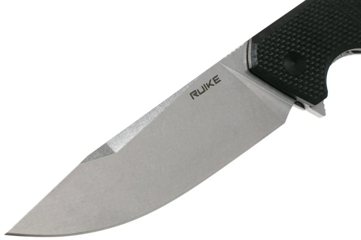 RUIKE KNIFE G10 BLACK FOLDING KNIFE D191-B