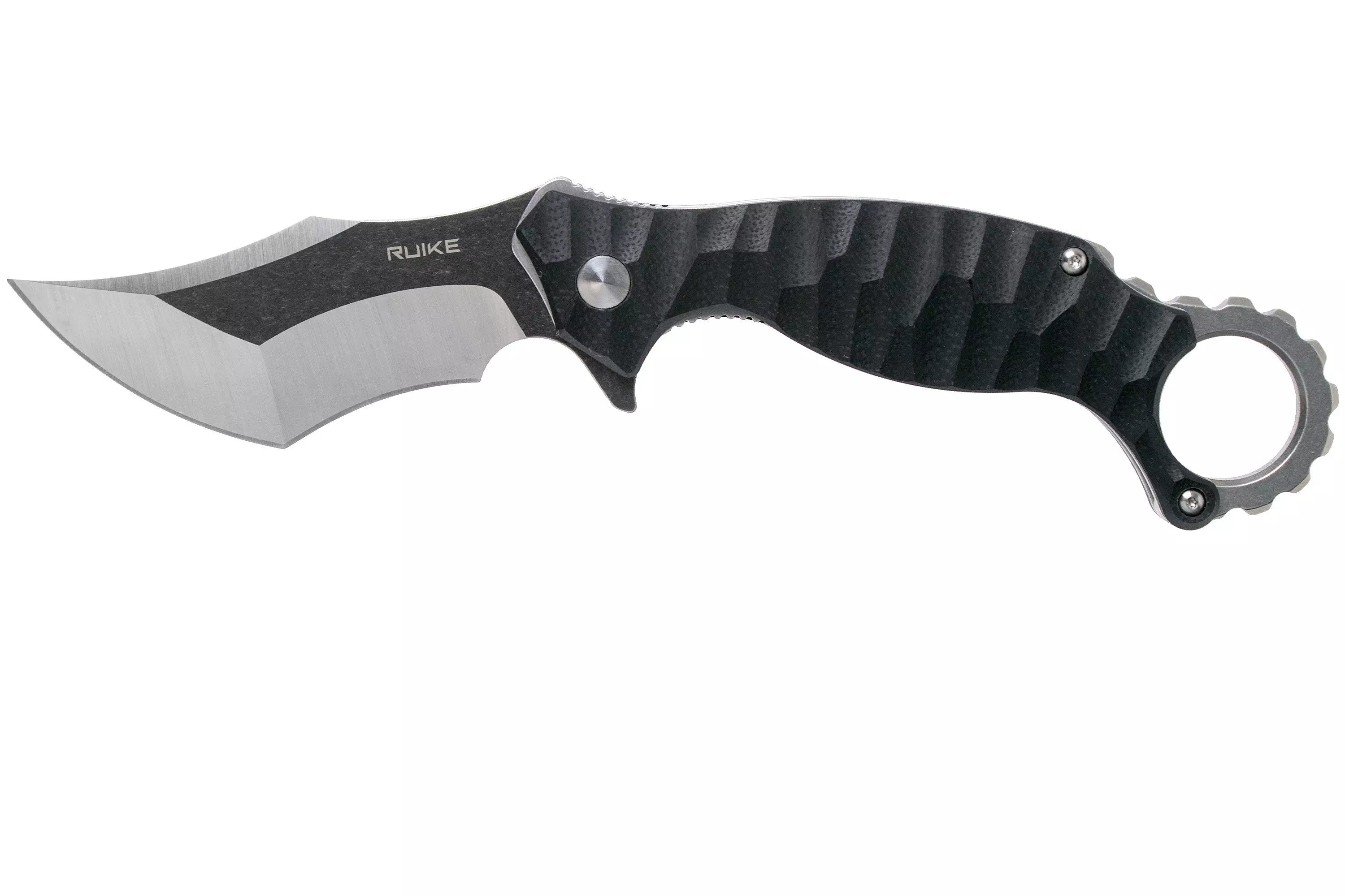 RUIKE KNIFE F181-B1 BLACK/SILVER