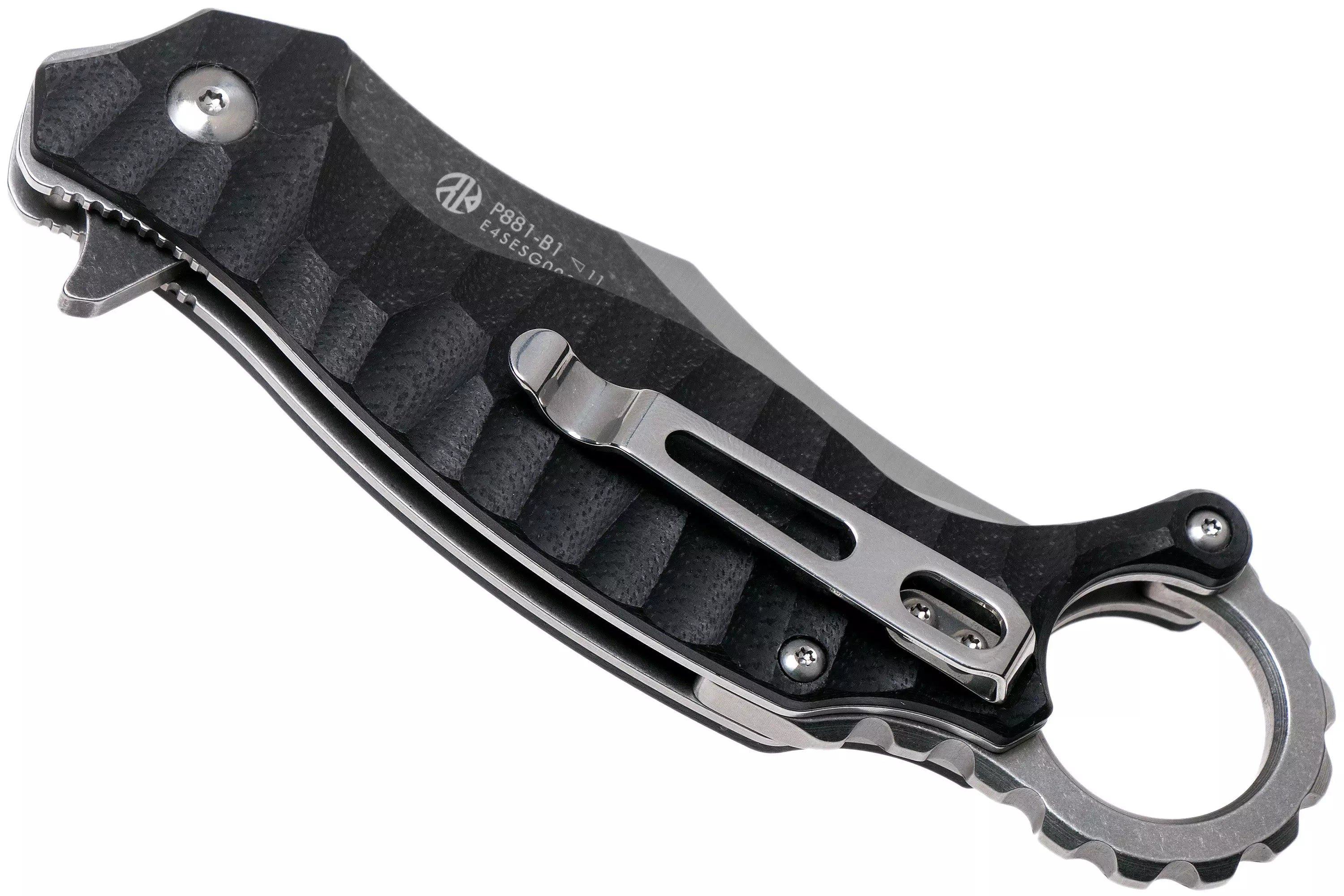 RUIKE KNIFE F181-B1 BLACK/SILVER