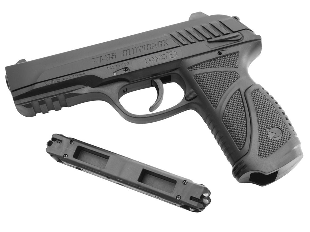 GAMO PT85 TACTICAL CO2 GAS PISTOL DUAL AMMO