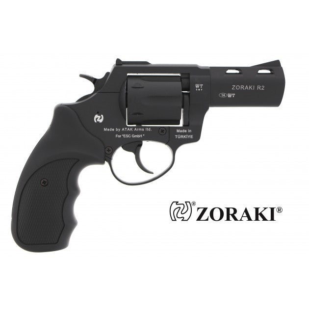 ZORAKI R2-TD BLANK REVOLVER 3" - BLACK