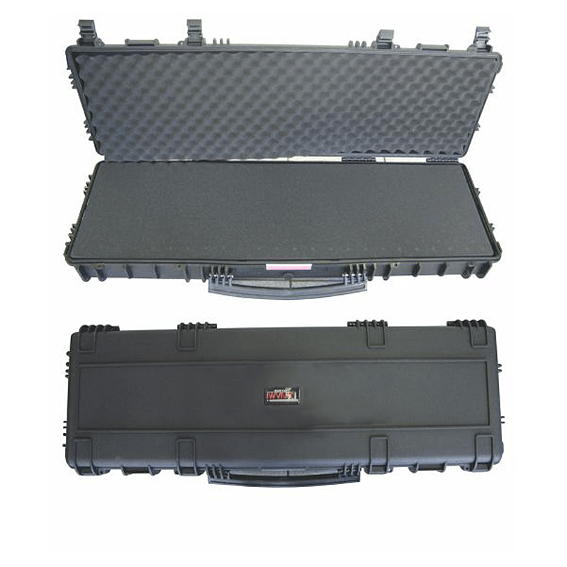 RAM Tsunami Double Hard Rifle Case with Foam, Black