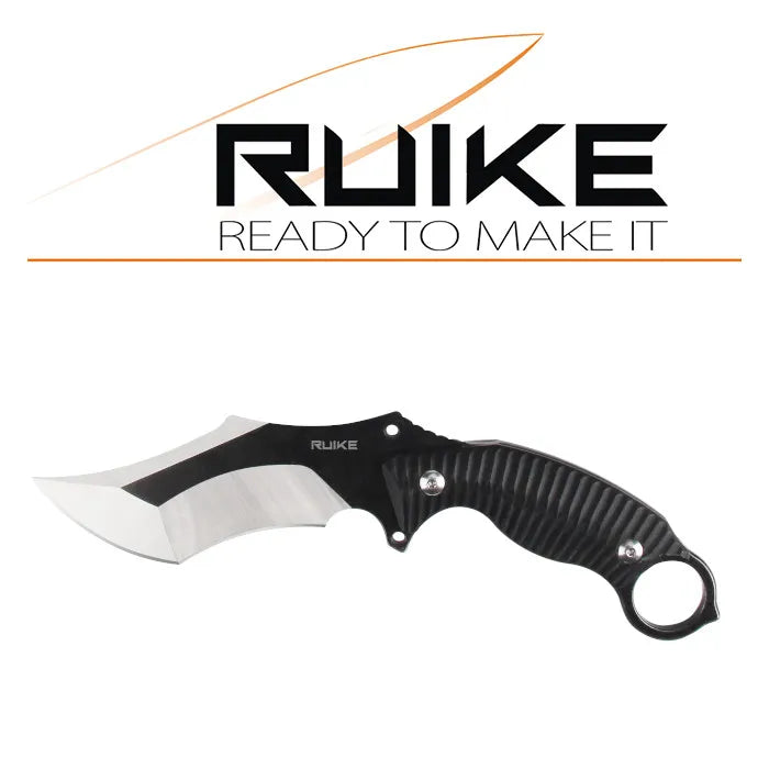 RUIKE KNIFE F181-B1 BLACK/SILVER