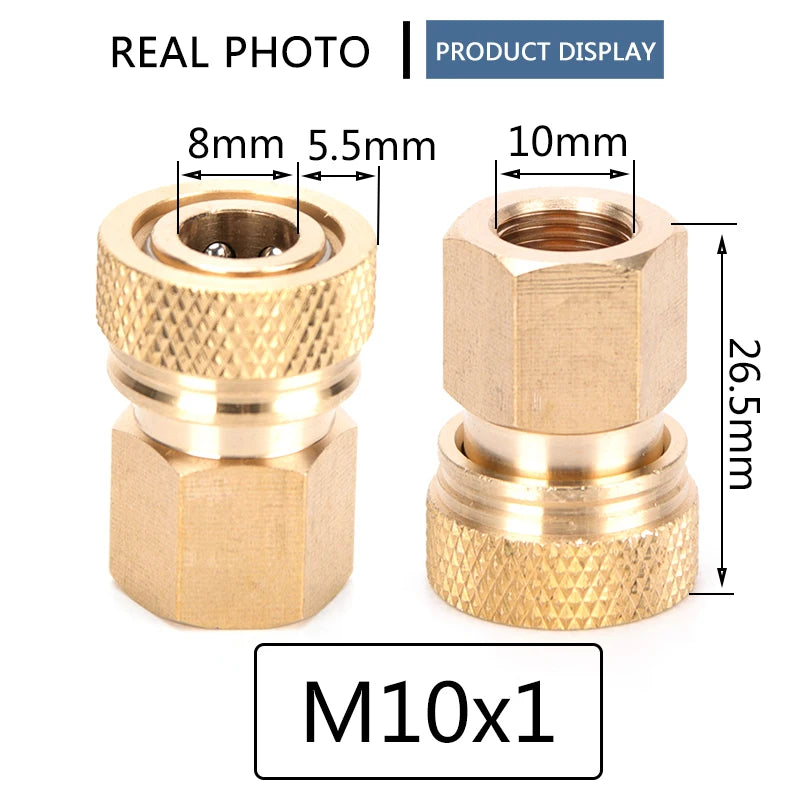 FEMALE 8MM FOSTER, FEMALE THREADED - M10X1