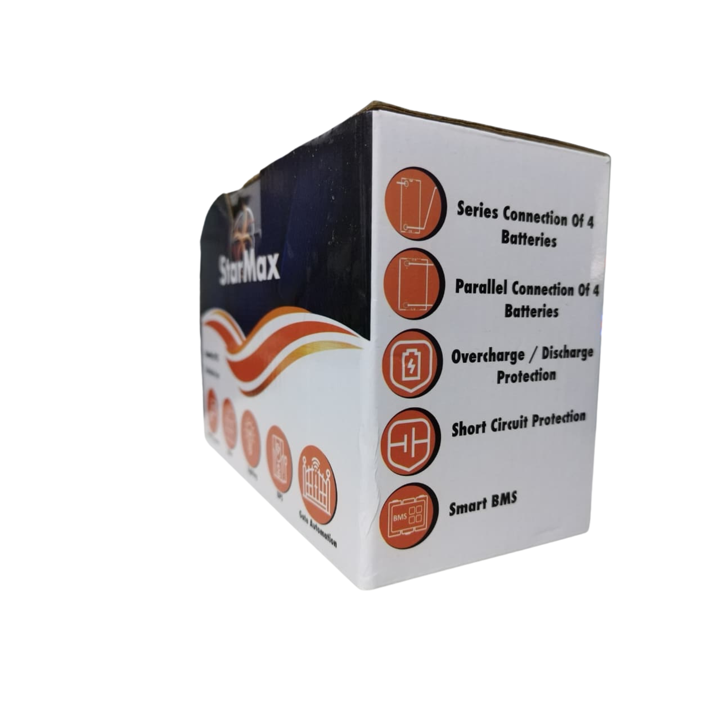 STARMAX 12.8V 7A LITHIUM-ION BATTERY - 4000 CYCLES