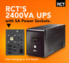 RCT 2400VA LINE INTERACTIVE UPS - 1440W