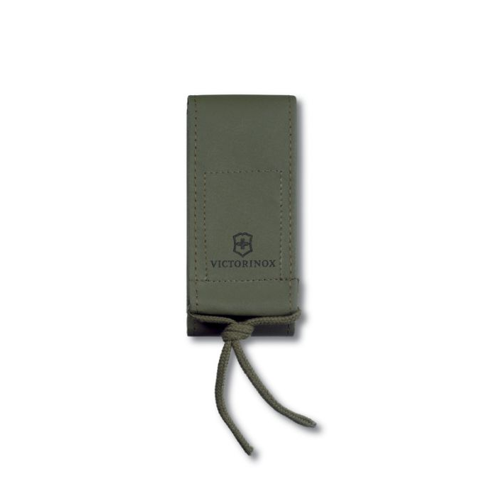 VICTORINOX GREEN SYNTHETIC LEATHER POUCH