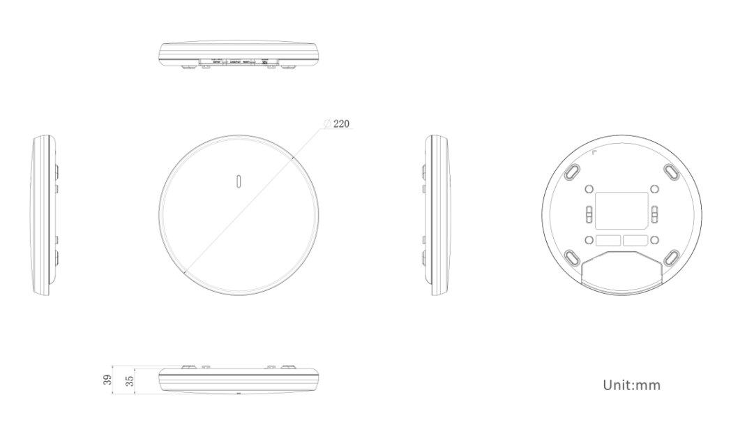 HIKVISION 1200M DUAL- BAND CEILING ACCESS POINT