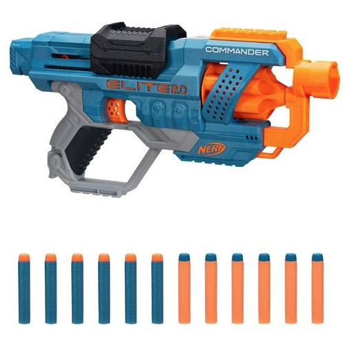 NERF ELITE 2.0 COMMANDER BLASTER