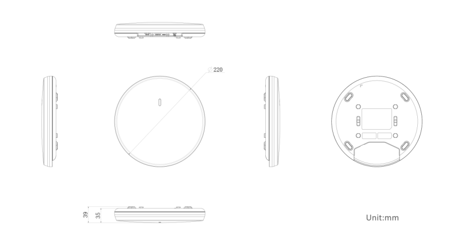 HIKVISION Wi-Fi 6 1800M CEILING ACCESS POINT