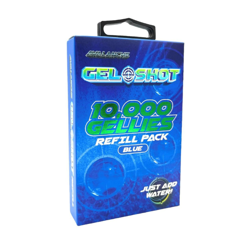 GEL SHOT GELLIES REFILL PACK BLUE 10000s