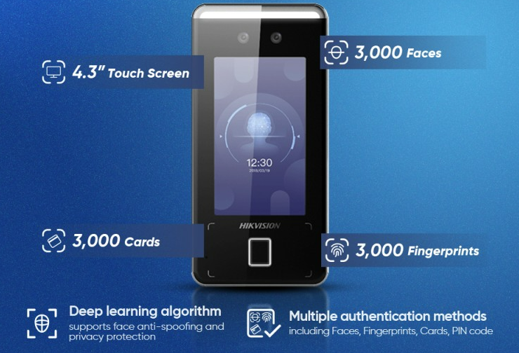 HIKVISION ACCESS FACE RECOGNITION TERMINAL