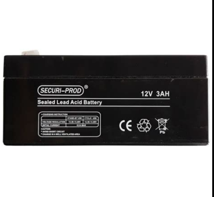 SECURI-PROD 12V 3.0AH LEAD ACID BATTERY