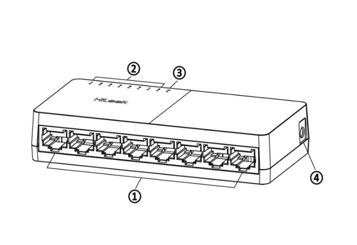 HILOOK 8 PORT GIGABIT SWITCH