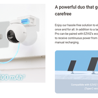 EZVIZ HB8 4K PRO + SOLAR PANEL SMART CAMERA - NeonSales {{ shop.shopifyCountryName }}