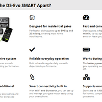 CENTURION D5 EVO SMART PLUS + 2 RACKS + 1 BATTERY