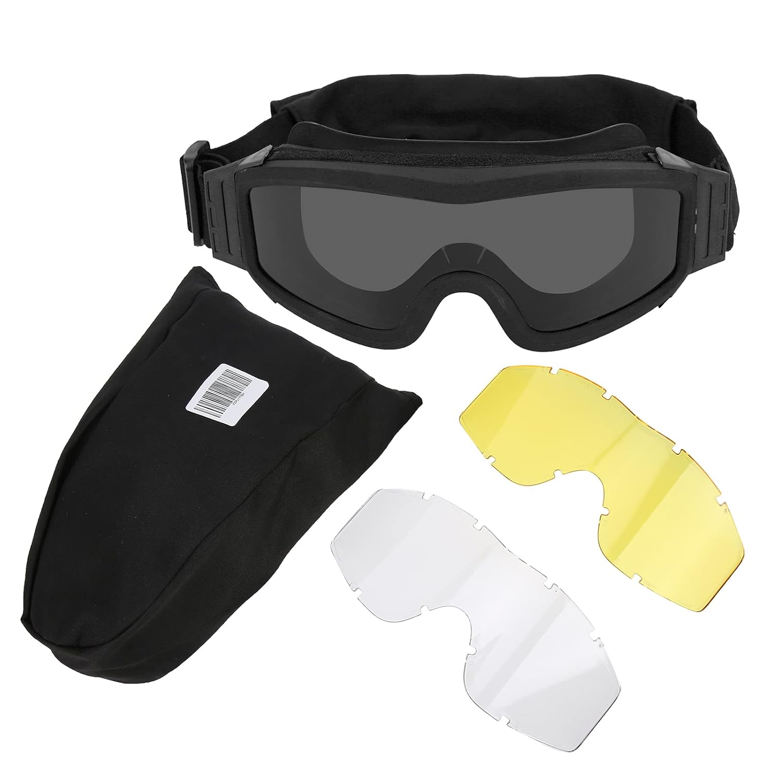 TATICAL GOGGLES WITH 2 INTERCHANGEABLE LENS JY-26
