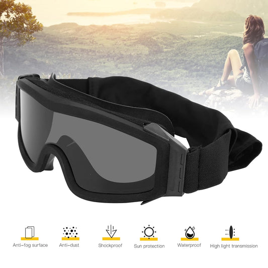 TATICAL GOGGLES WITH 2 INTERCHANGEABLE LENS JY-26