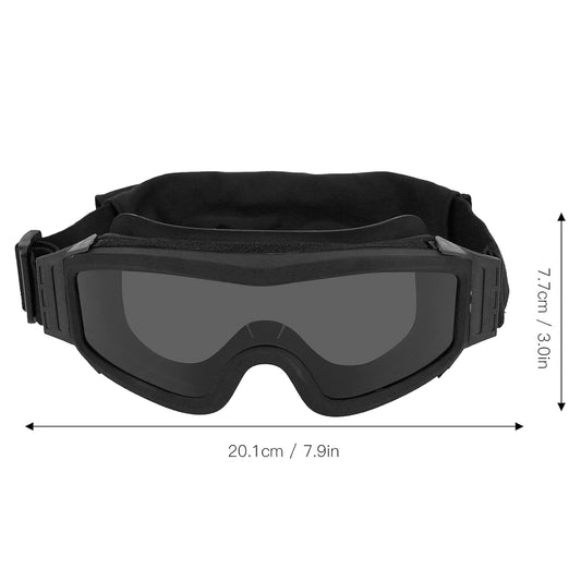 TATICAL GOGGLES WITH 2 INTERCHANGEABLE LENS JY-26