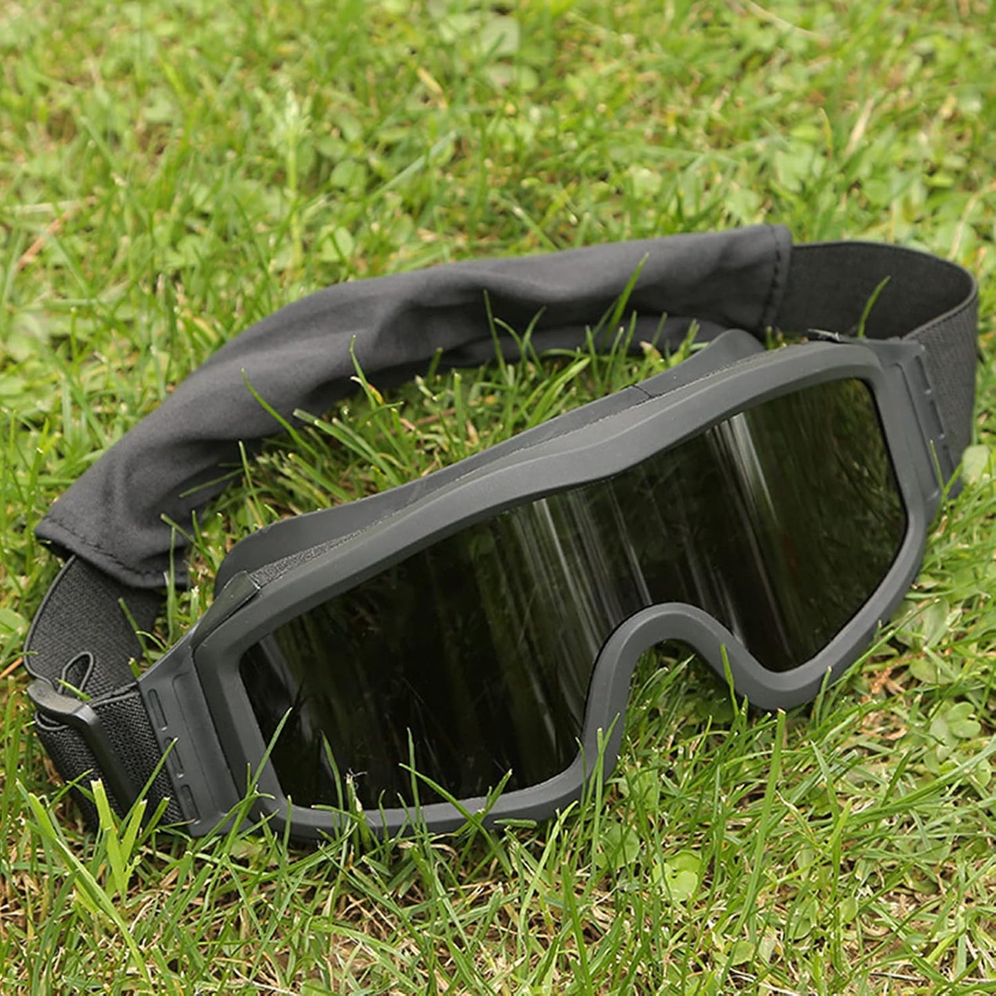 TATICAL GOGGLES WITH 2 INTERCHANGEABLE LENS JY-26