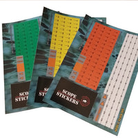 Air rifle scope turret label 275 yards