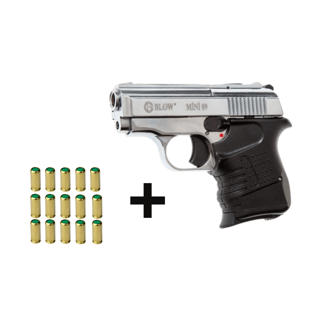 BLOW MINI 9 SHINY CHROME + 15 BLANKS