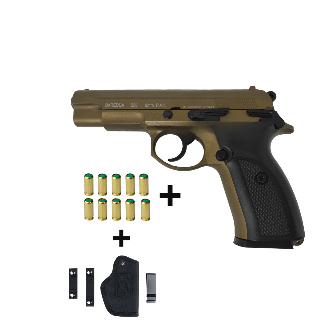 BAREDDA S56 BRONZE + 10 BLANKS + HOLSTER
