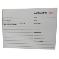 GATE PASS BOOK