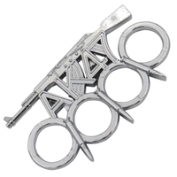 AK47 4 FINGER WITH BULLET SPIKE KNUCKLE DUSTER