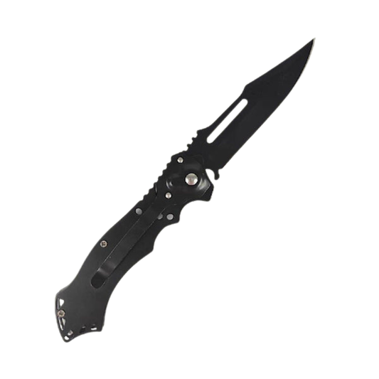 SCORPION BUTTON OPENING KNIFE BLACK - K860