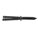 BUTTERFLY KNIFE WITH LATCH LOCK - BLACK