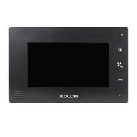 Kocom KCV-A374 black colour video intercom monitor